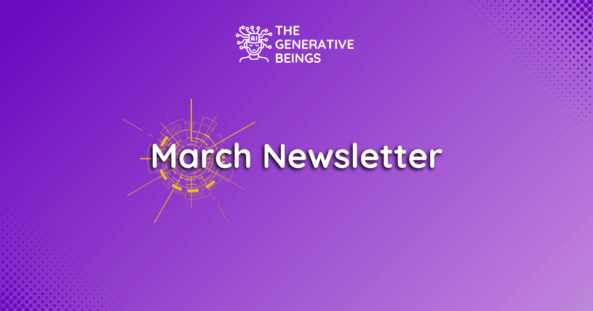 TGB March Newsletter - Beyond events, Whatsapp, and Singapore